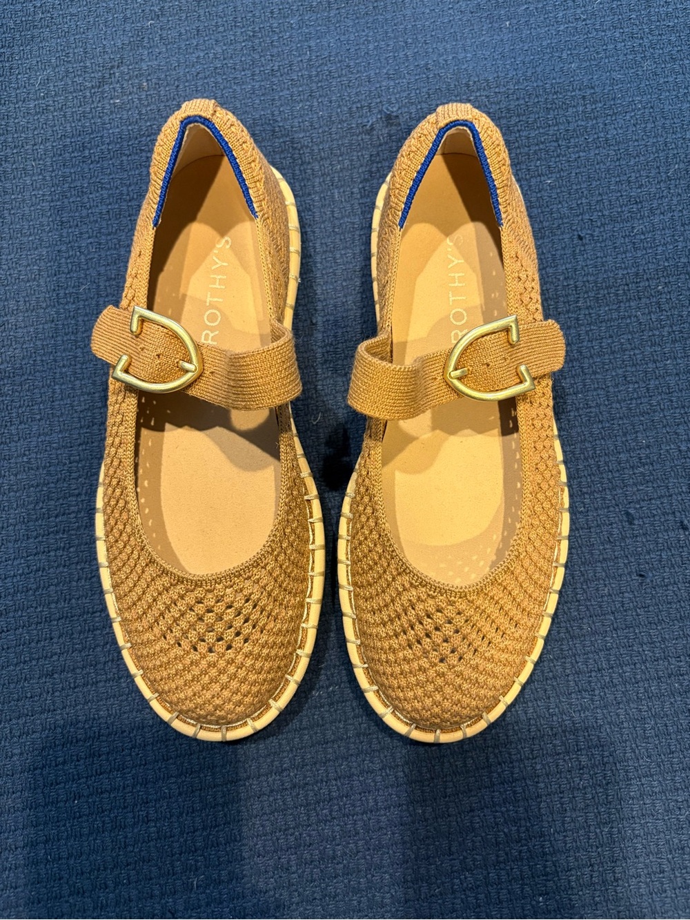 NEW ROTHYS Mary Jane Espadrilles in Wren - Picture 3 of 5